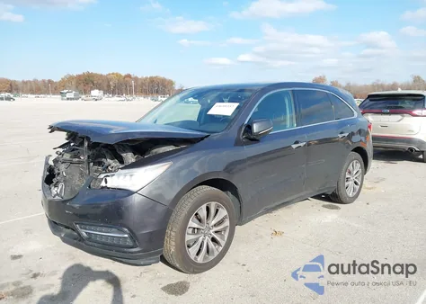 2015 Acura Mdx Technology Package from USA, damaged, VIN 5FRYD4H49FB001436